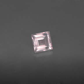 Quarzo rosa naturale rosa da 0,66 ct, trasparente, trasparente/traslucido