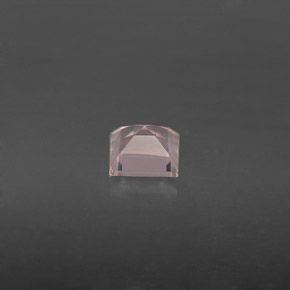 Quarzo rosa naturale rosa da 0,66 ct, trasparente, trasparente/traslucido