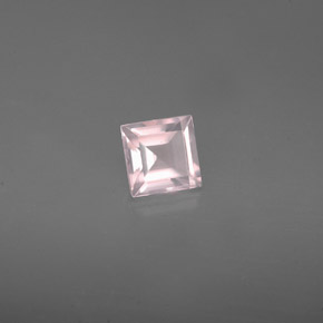 Quarzo rosa naturale rosa da 0,62 ct, trasparente, trasparente/traslucido