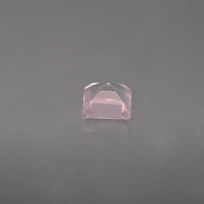 Quarzo rosa naturale rosa da 0,62 ct, trasparente, trasparente/traslucido