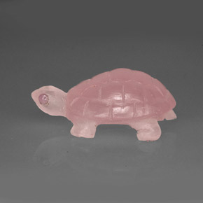 Quarzo rosa naturale rosa da 59,56 ct, trasparente, trasparente/traslucido
