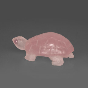Quarzo rosa naturale rosa da 59,56 ct, trasparente, trasparente/traslucido
