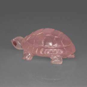 Quarzo rosa naturale rosa da 57,63 ct, trasparente, trasparente/traslucido