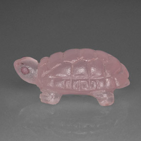 Quarzo rosa naturale rosa da 48,42 ct, trasparente, trasparente/traslucido