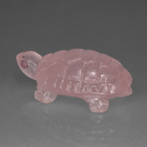 Quarzo rosa naturale rosa da 48,42 ct, trasparente, trasparente/traslucido