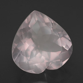 Quarzo rosa naturale rosa da 15,03 ct, trasparente, trasparente/traslucido