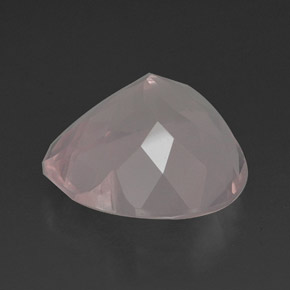 Quarzo rosa naturale rosa da 15,03 ct, trasparente, trasparente/traslucido