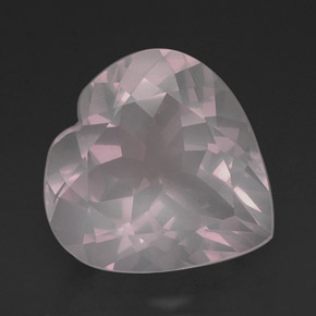 Quarzo rosa naturale rosa da 16,50 ct, trasparente, trasparente/traslucido