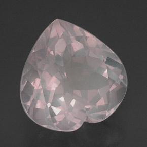 Quarzo rosa naturale rosa da 16,23 ct, trasparente, trasparente/traslucido