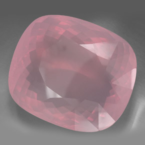 Quarzo rosa naturale rosa da 267,60 ct, trasparente, trasparente/traslucido