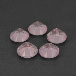 Quarzo rosa naturale rosa da  ct, trasparente, trasparente/traslucido