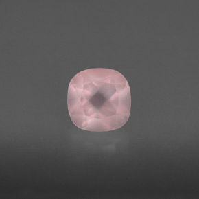 Quarzo rosa naturale rosa da 0,90 ct, trasparente, trasparente/traslucido