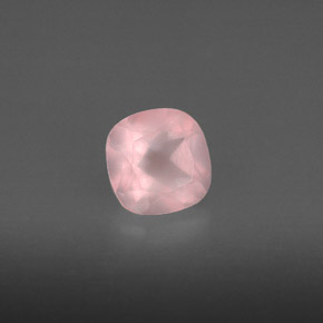 Quarzo rosa naturale rosa da 0,90 ct, trasparente, trasparente/traslucido