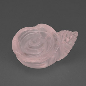 Quarzo rosa naturale rosa da 28,77 ct, trasparente, trasparente/traslucido
