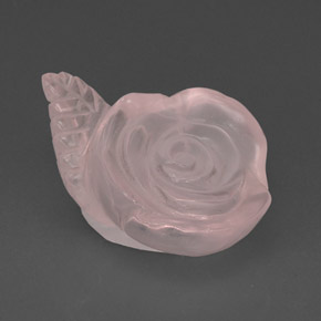 Quarzo rosa naturale rosa da 28,77 ct, trasparente, trasparente/traslucido