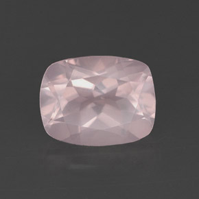 Quarzo rosa naturale rosa da 2,20 ct, trasparente, trasparente/traslucido