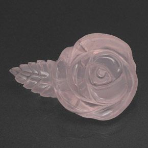 Quarzo rosa naturale rosa da 36,00 ct, trasparente, trasparente/traslucido