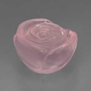 Quarzo rosa naturale rosa da 43,69 ct, trasparente, trasparente/traslucido