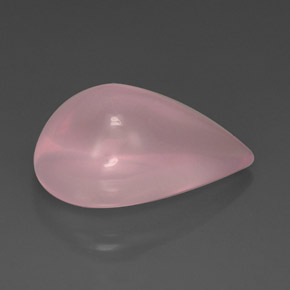Quarzo rosa naturale rosa da 26,30 ct, trasparente, trasparente/traslucido