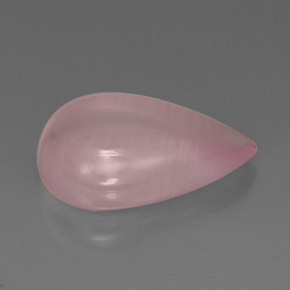 Quarzo rosa naturale rosa da 13,10 ct, trasparente, trasparente/traslucido