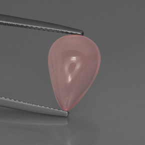 Quarzo rosa naturale rosa da 5,75 ct, trasparente, trasparente/traslucido
