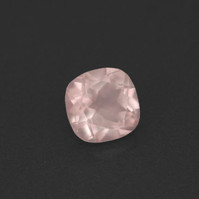 Quarzo rosa naturale rosa da 0,86 ct, trasparente, trasparente/traslucido