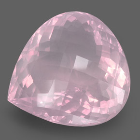 Quarzo rosa naturale rosa da 421,80 ct, trasparente, trasparente/traslucido