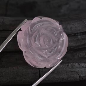 Quarzo rosa naturale rosa da 53,41 ct, forma fantasia, traslucido