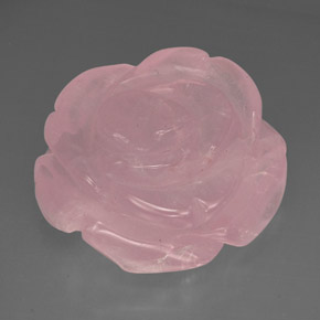 Quarzo rosa naturale rosa da 71,47 ct, trasparente, trasparente/traslucido