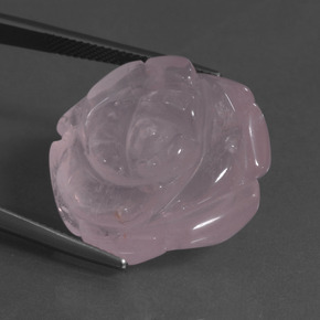 Quarzo rosa naturale rosa da 37,94 ct, forma fantasia, traslucido
