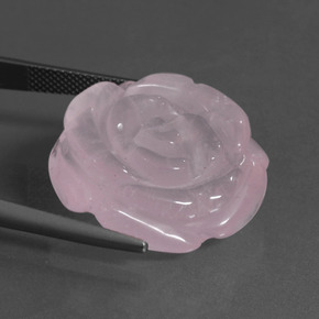 Quarzo rosa Rosa gomma da masticare naturale da 34.64 ct, Forma fantasia, Traslucido