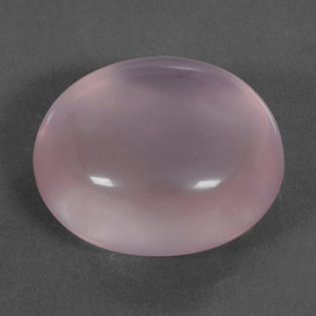 Quarzo rosa naturale rosa da 35,78 ct, taglio ovale, trasparente