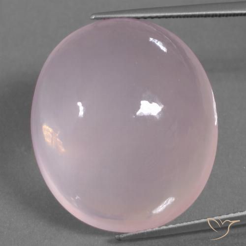 40.97ct Naturale Rosa chiaro Quarzo rosa, Ovale, Trasparente/Traslucido