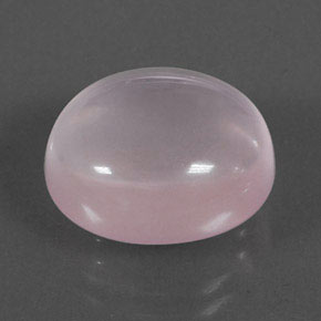 Quarzo rosa naturale rosa da 10,12 ct, taglio ovale, trasparente