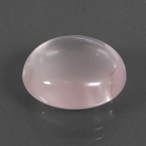 Quarzo rosa naturale rosa da 8,29 ct, taglio ovale, trasparente