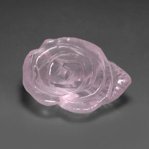 Quarzo rosa naturale rosa da 27,23 ct, trasparente, trasparente/traslucido