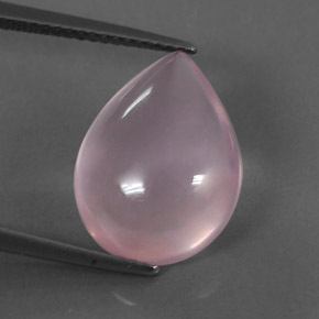 Quarzo rosa naturale rosa da 8,15 ct, trasparente, trasparente/traslucido