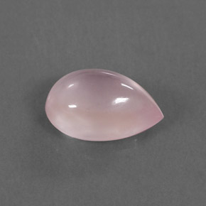 Quarzo rosa naturale rosa da 3,36 ct, trasparente, trasparente/traslucido
