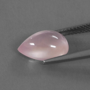 Quarzo rosa naturale rosa da 3,36 ct, trasparente, trasparente/traslucido