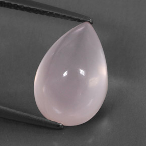 Quarzo rosa naturale rosa da 5,73 ct, trasparente, trasparente/traslucido