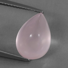 Quarzo rosa naturale rosa da 5,86 ct, trasparente, trasparente/traslucido