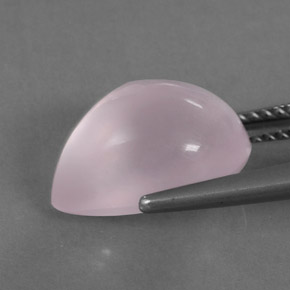 Quarzo rosa naturale rosa da 5,86 ct, trasparente, trasparente/traslucido