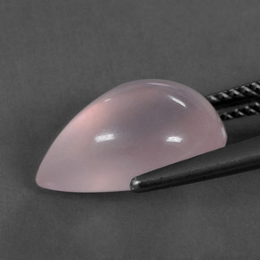Quarzo rosa naturale rosa da 5,61 ct, trasparente, trasparente/traslucido