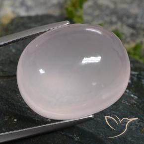 Quarzo rosa Rosa Molto Chiaro naturale da 40.38 ct, Ovale, Trasparente/Traslucido