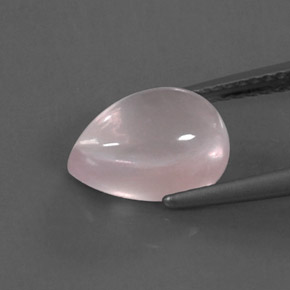 Quarzo rosa naturale rosa da 2,66 ct, trasparente, trasparente/traslucido