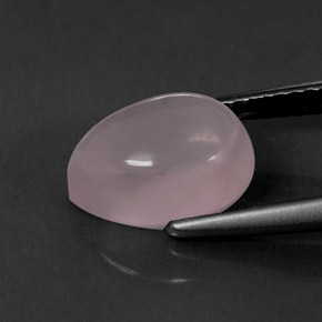 Quarzo rosa naturale rosa da 2,69 ct, trasparente, trasparente/traslucido
