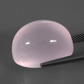 Quarzo rosa naturale rosa da 32,52 ct, trasparente, trasparente/traslucido