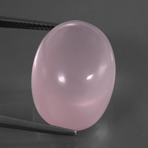 Quarzo rosa naturale rosa da 32,92 ct, trasparente, trasparente/traslucido