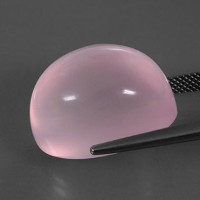Quarzo rosa naturale rosa da 32,92 ct, trasparente, trasparente/traslucido