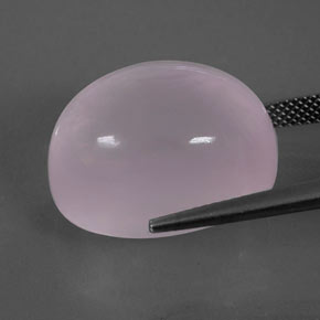 Quarzo rosa naturale rosa da 31,22 ct, trasparente, trasparente/traslucido